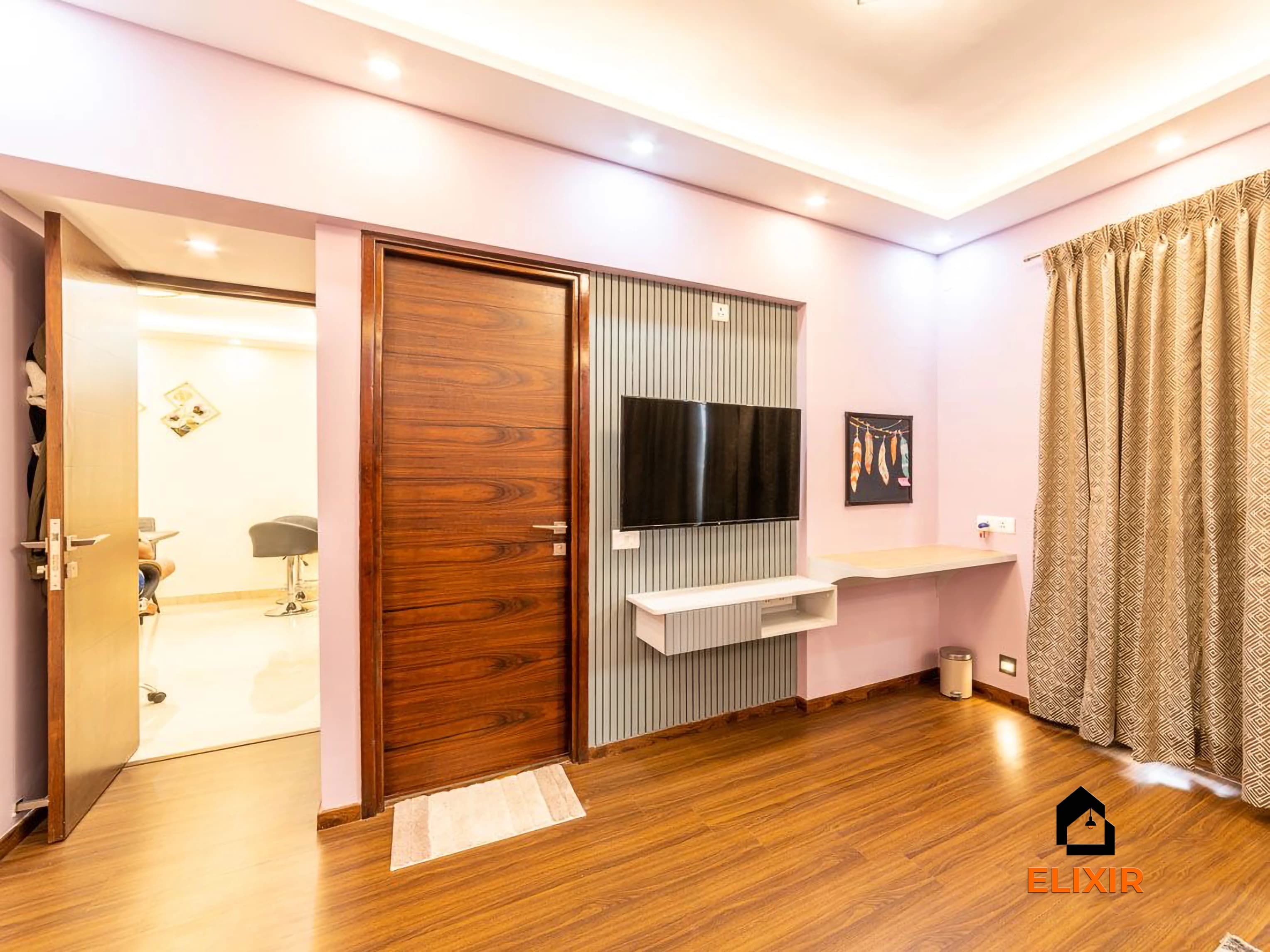 Work from Home 2BHK in Perungudi Chennai: completed Elixir interior in Perungudi